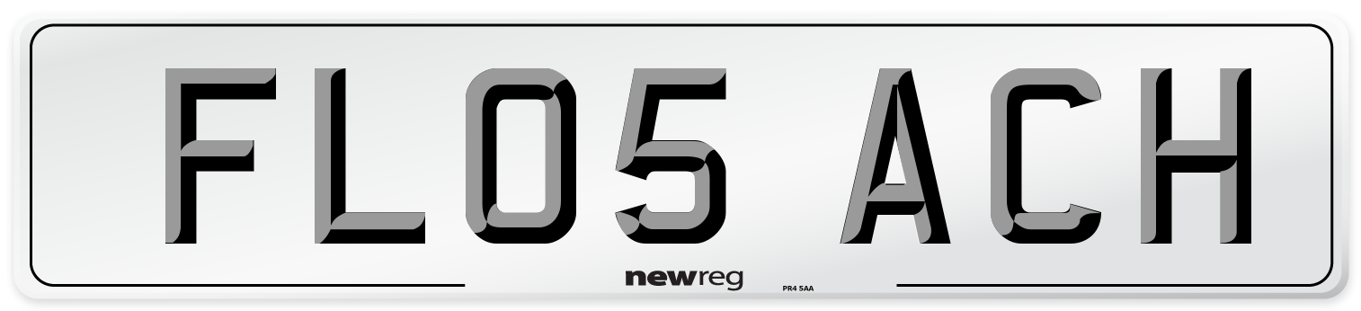 FL05 ACH Number Plate from New Reg